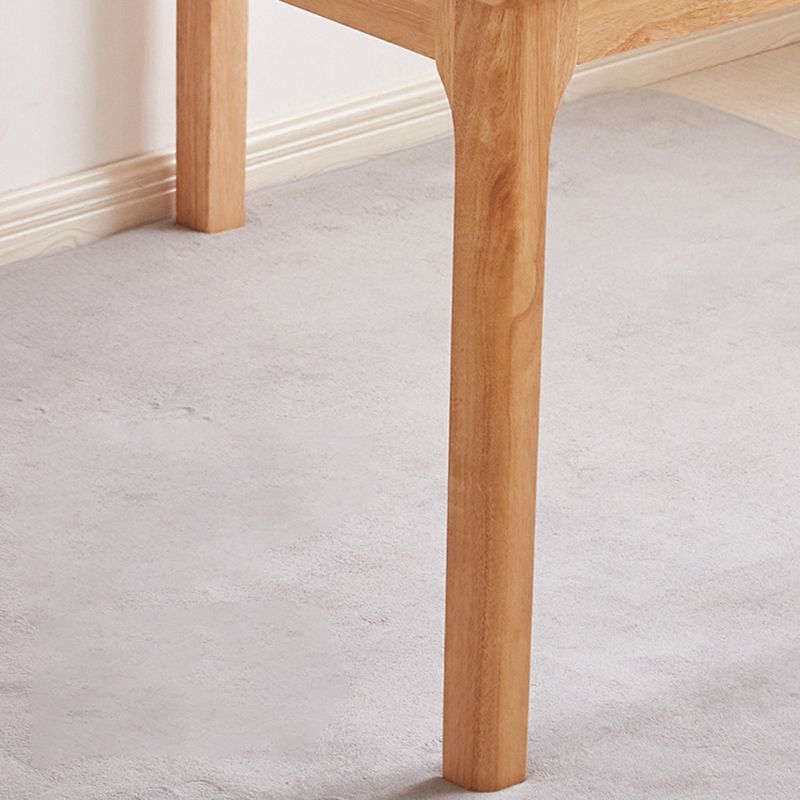 Moderner Stil Massivholz Esstisch mit Rechteckform Standardhöhe für den Heimgebrauch