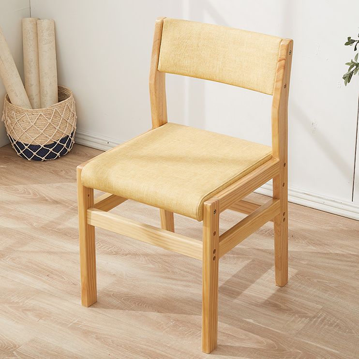 Wood Open Back Liftable Chairs Contemporary Kitchen Side Dining Room Chair