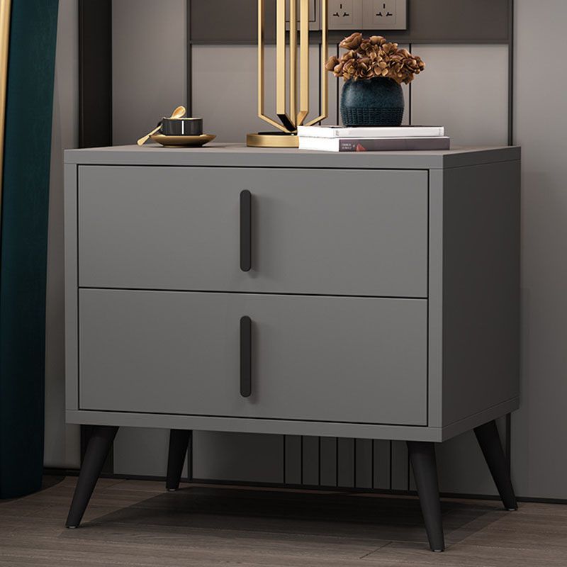 Engineered Wood Bed Nightstand Drawers Included Nightstand for Bedroom