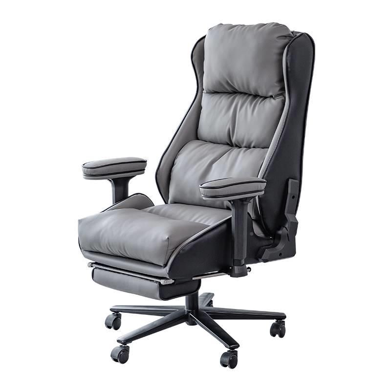 Modern Upholstered Arms Office Chair Rotatable Task Chair with Wheels