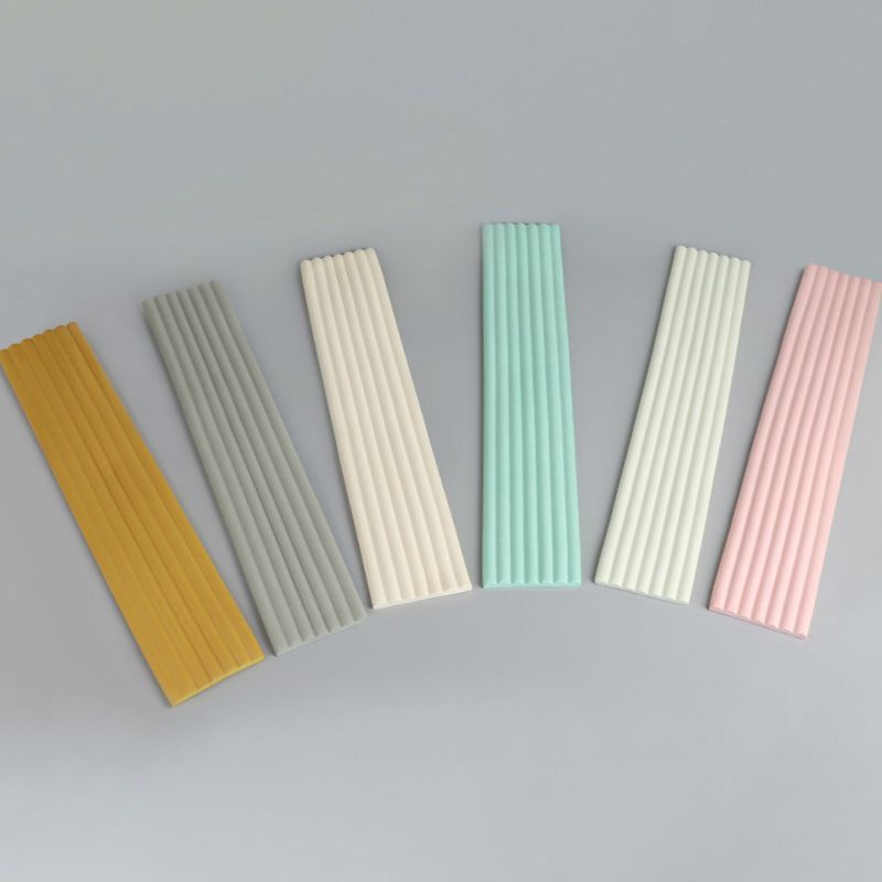 Color Blocking Upholstered Wall Panel Self-Adhesive Foam Indoor Wall Tile