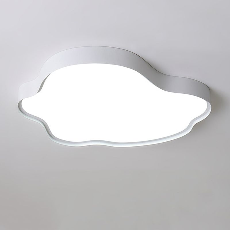 White Ceiling Light Modern LED Flush Mount Lighting for Hallway