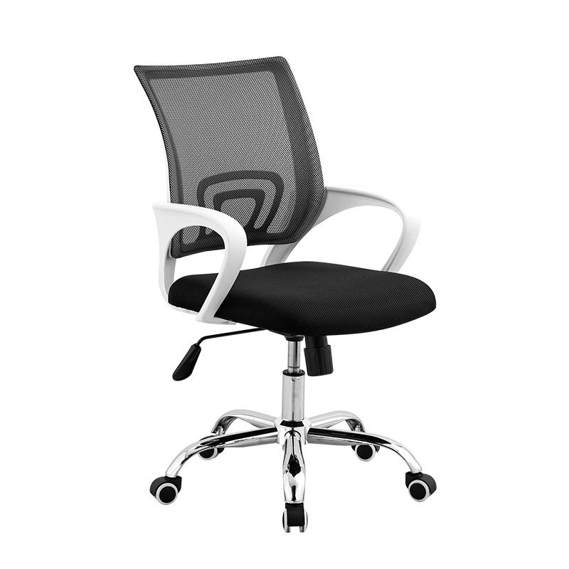 Contemporary Desk Chair Metal Adjustable Seat Height Office Chair with Arm