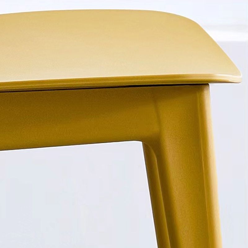 Modern Plastic Side Chair Open Back Dining Side Chair for Dining Room