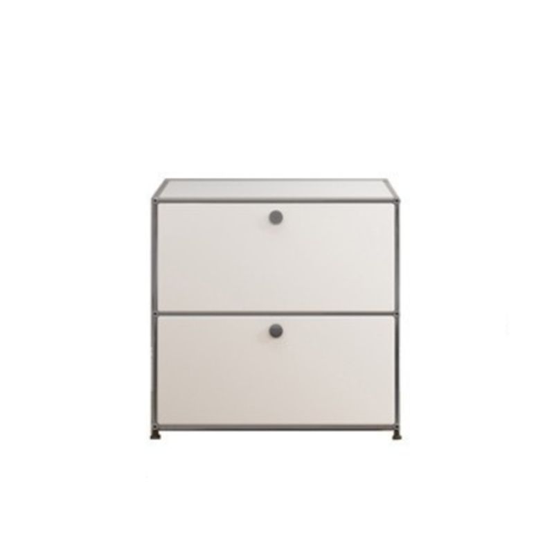 White Colour Metal Sideboard Modern Style Dining Sideboard for Living Room