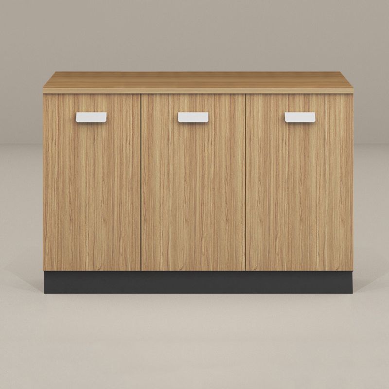 Nordic Style File Cabinets Solid Wood Solid Color Horizontal File Cabinet Office