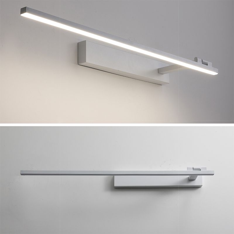 Linear LED Vanity Lamp Modern Minimalist Style Acrylic Single Vanity Light