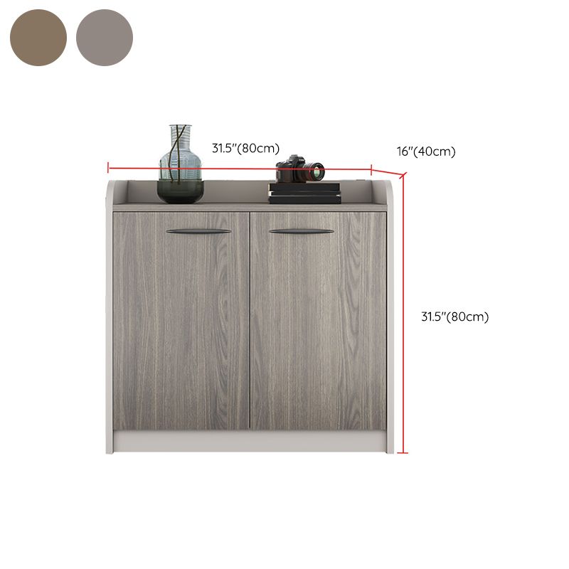 Nordic Lateral Filing Cabinet Wooden Frame Storage Filing Cabinet