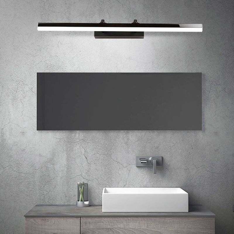 Lumières à lampe à LED moderne Lumières d'applications avec un bras réglable pour salle d'eau de salle de bain