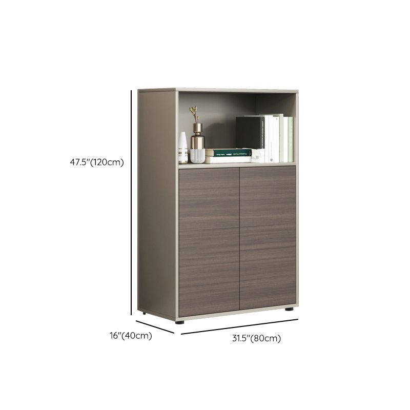 Scandinavian Vertical Filing Cabinet Wood Storage Filing Cabinet for Home Office