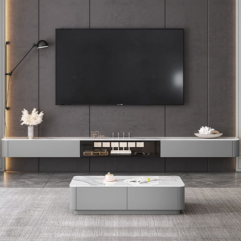 Slate TV Cabinet Gorgeous Style Home Simple Wall Mounted TV Cabinet Console