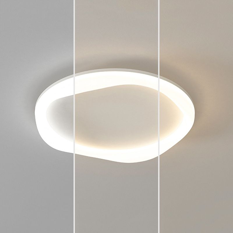 LED White Ceiling Light Modernism Flush Mount Lighting for Foyer