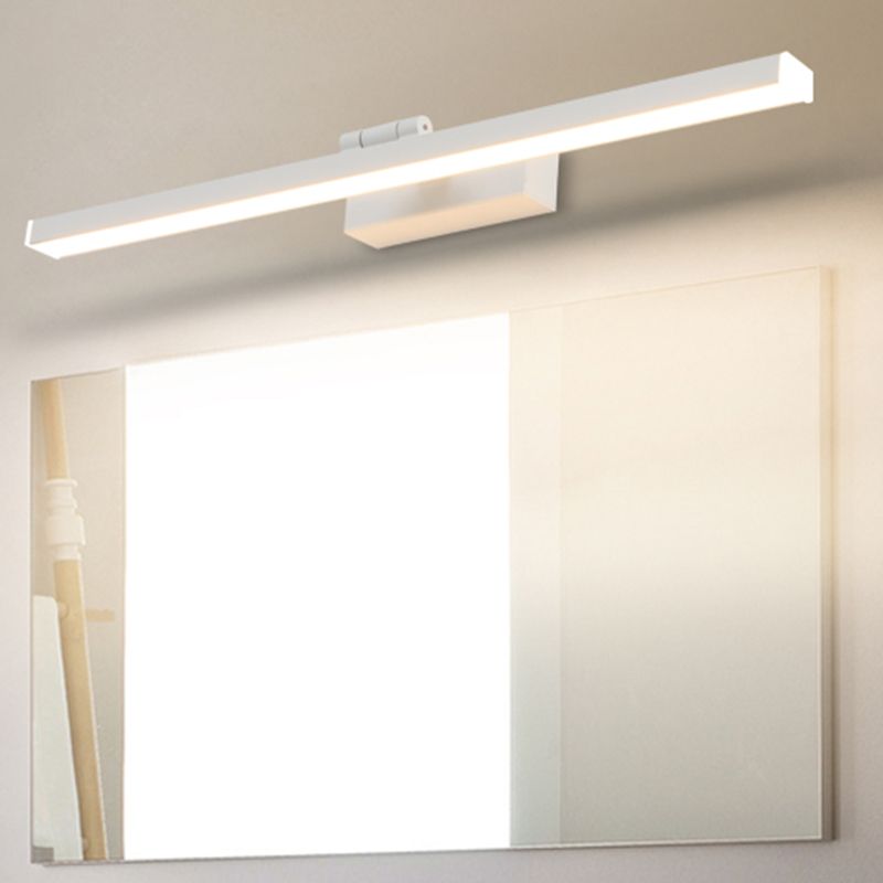 Minimalist Style Aluminum Vanity Mirror Light Rectangle Shape LED Vanity Lamp for Bedroom