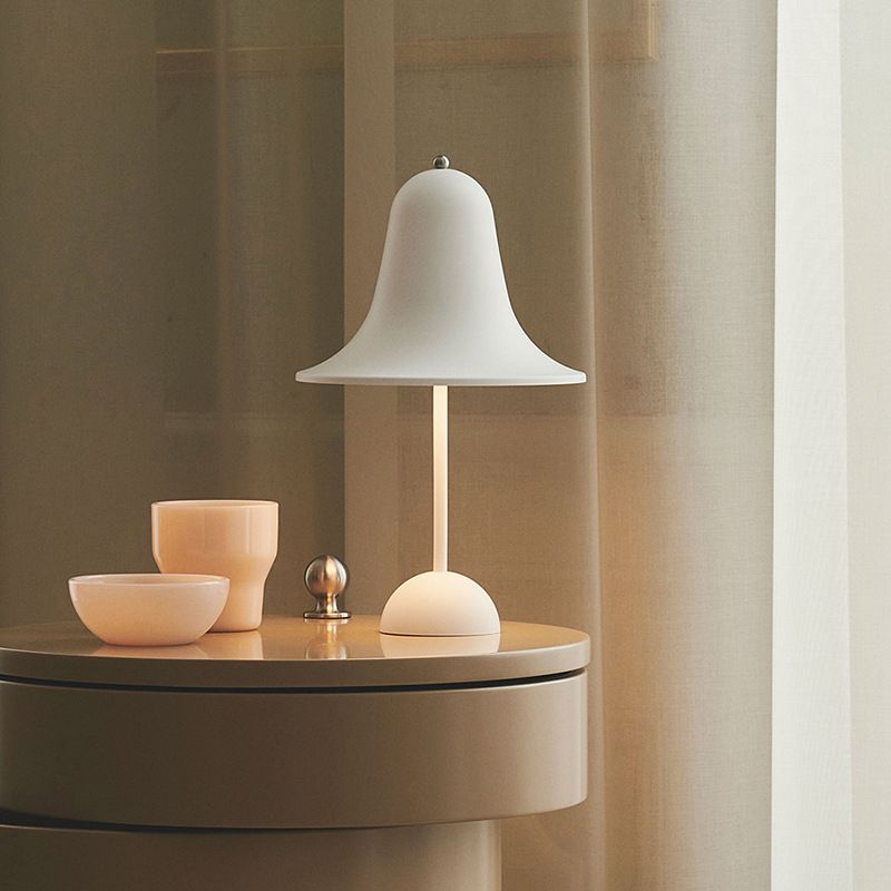 Macaron Simple Table Lamp LED Desk Light with Iron Shade for Living Room