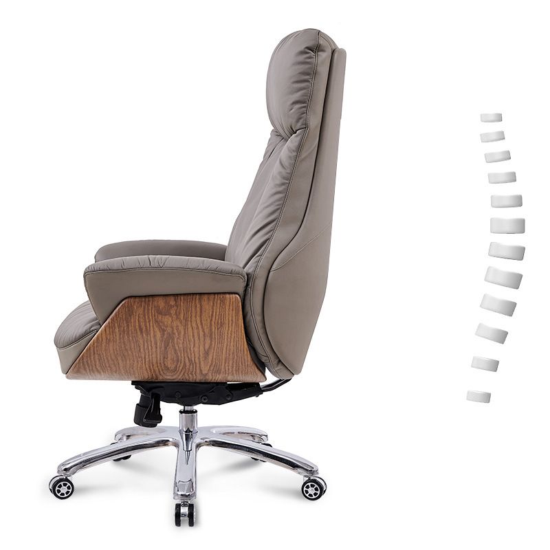 Executive Ergonomic Computer Chair Tilt Mechanism Adjustable Seat Height Managers Chair