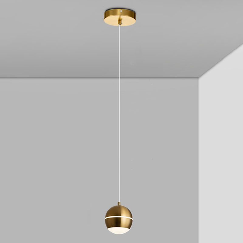 Contemporary Style Ball Pendant Lamp Metal Multi Lights Hanging Pendant Light