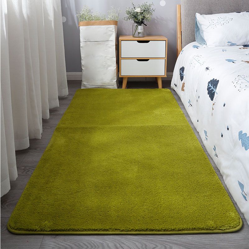 Tapis de couleur unie décontractée tapis en polypropylène multicolo