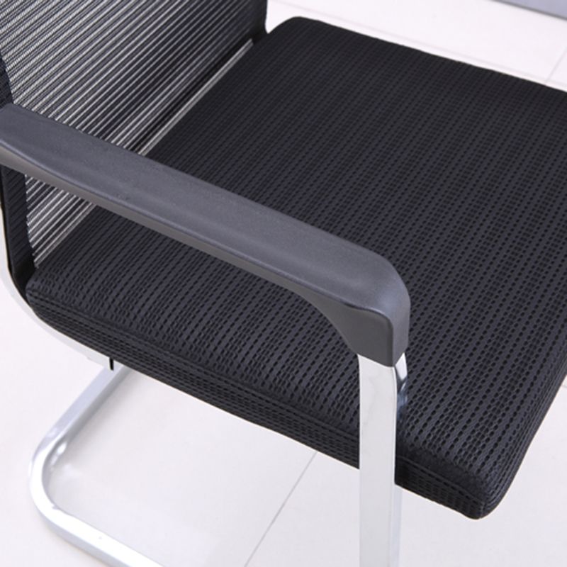 Medium/High Back Office Chair Fixed Arm Task Chair for Home Office