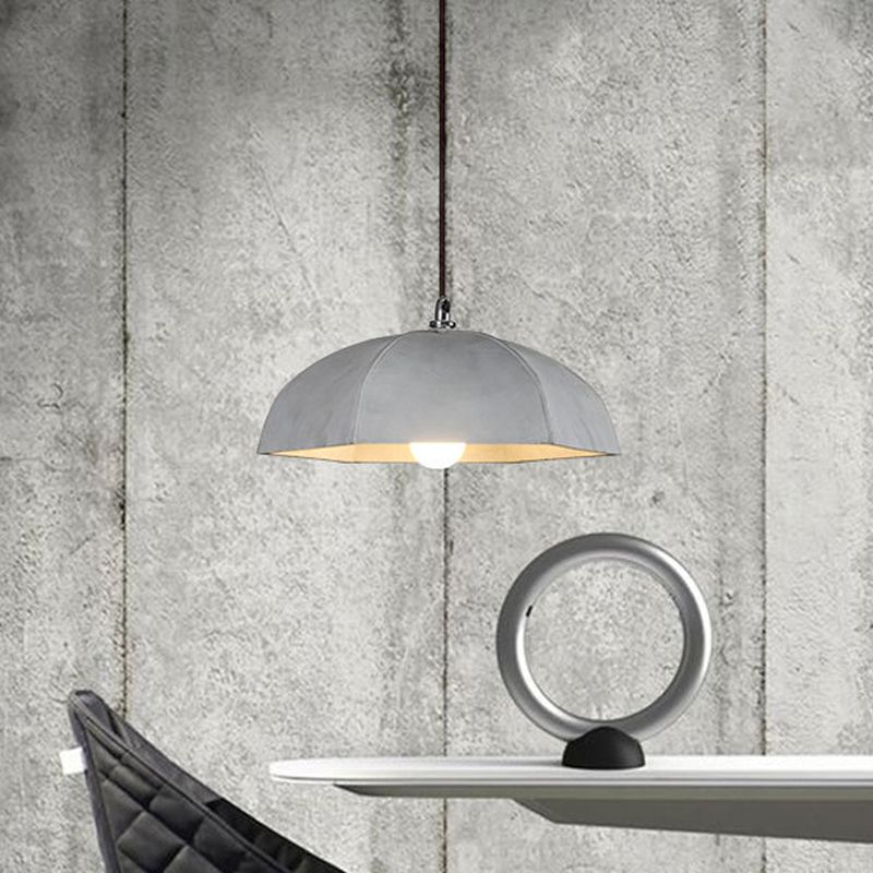 1 lampada a pendente ombrello lampading vintage grigio cemento lampada a soffitto appesa per il ristorante