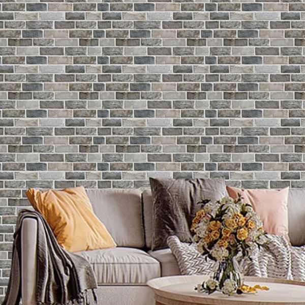 Retro Brick Wall Panel Industrial Style Home Living Room Bathroom Panel Wall (5-pack)