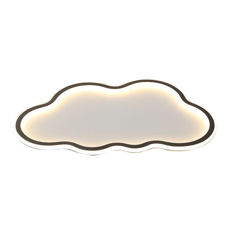 Cloud Shape Flush Mount Deckenleuchte Metall LED in der Nähe von Deckenlampe für Schlafzimmer