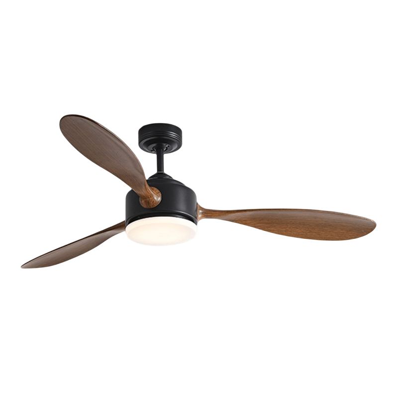 Contemporary LED Ceiling Fan 3-Blade Fan Lighting for Living Room