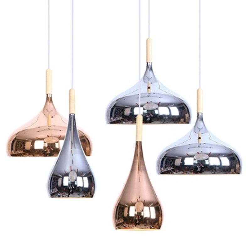 Droplet 1 Light Pendant Light Fixture Industrial Metal Hanging Pendant Lights for Restaurant