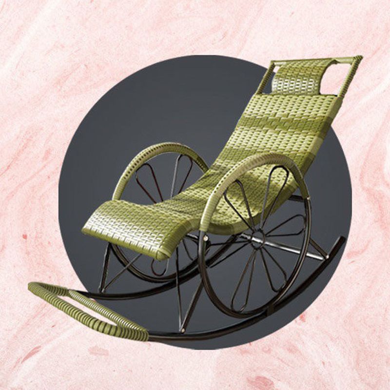 Modern Style Lounge Leisure Lazy Sofa Chair Family Rocking Chair for Balcony