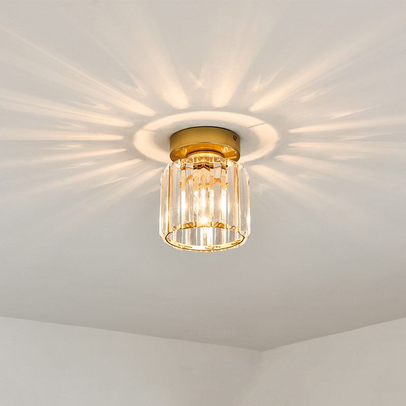 Ultra-Contemporary Flush Mount Ceiling Light Crystal Flush Light for Corridor