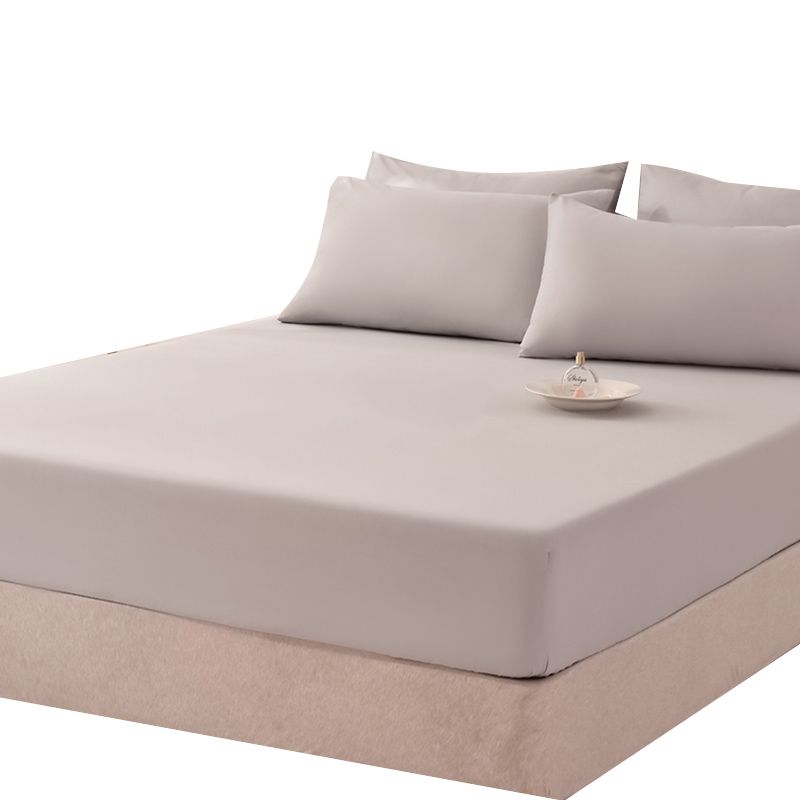 Modern Bed Sheet Set Cotton Solid Standard Basic Pillowcase for Bedroom