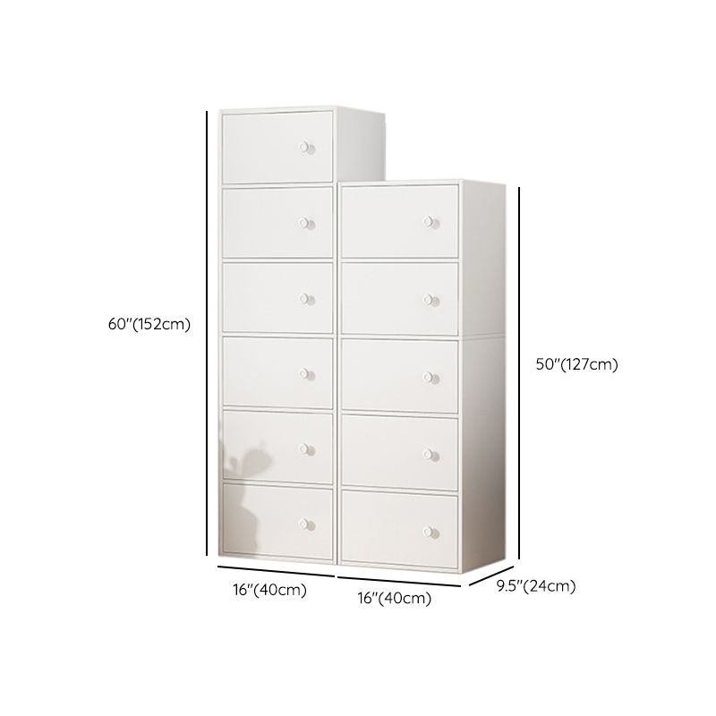 Contemporary Rectangle Accent Cabinet Manufactured Wood Knobs Accent Cabinet