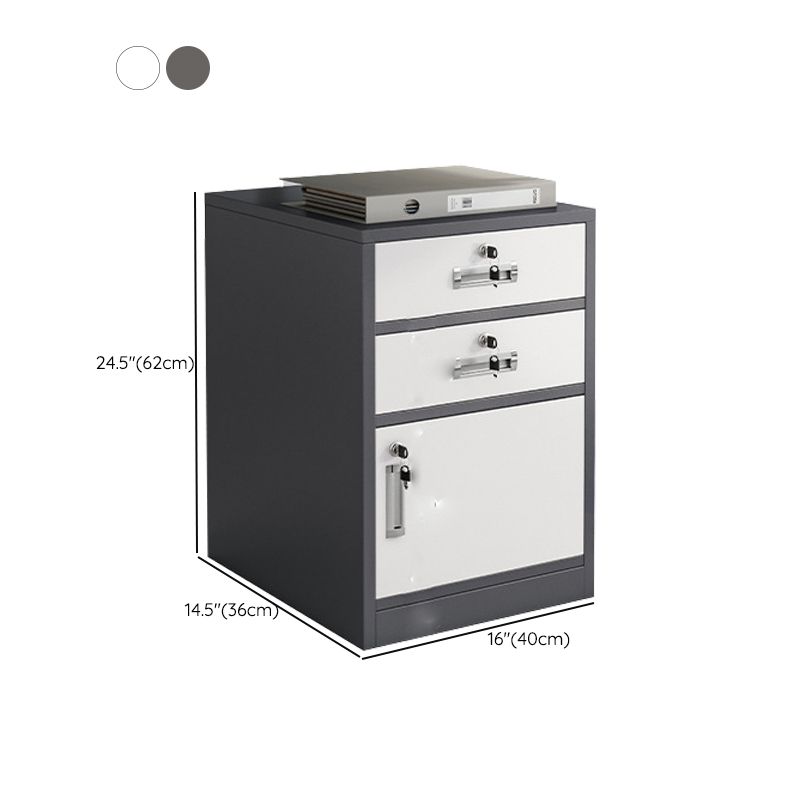 Modern Cabinet Steel Locking Drawers Storage Filing Cabinet for Office