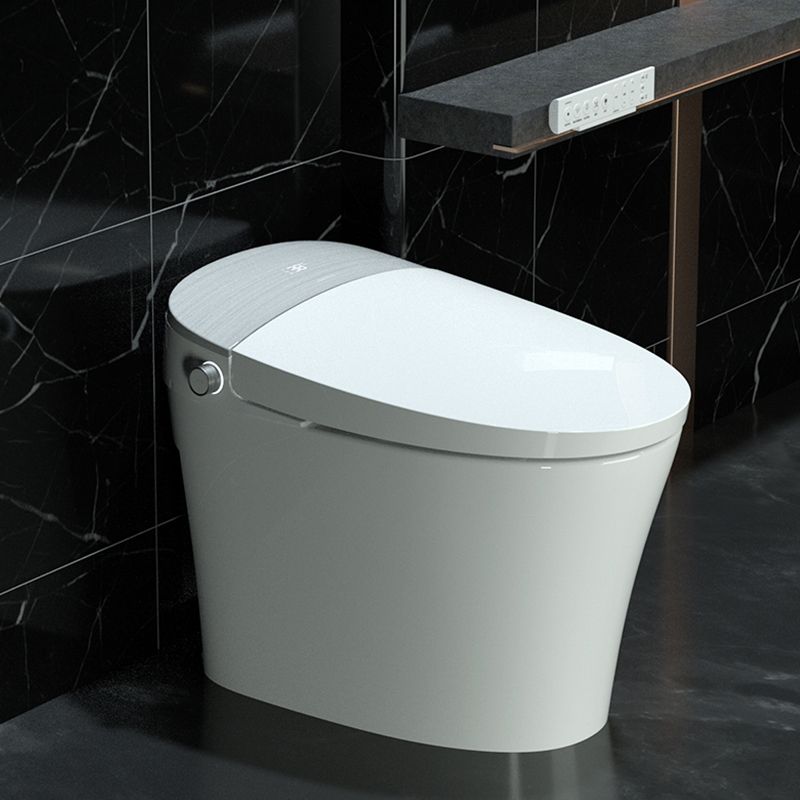 Contemporary Floor Mounted Flush Toilet Ceramic Siphon Jet Urine Toilet for Washroom