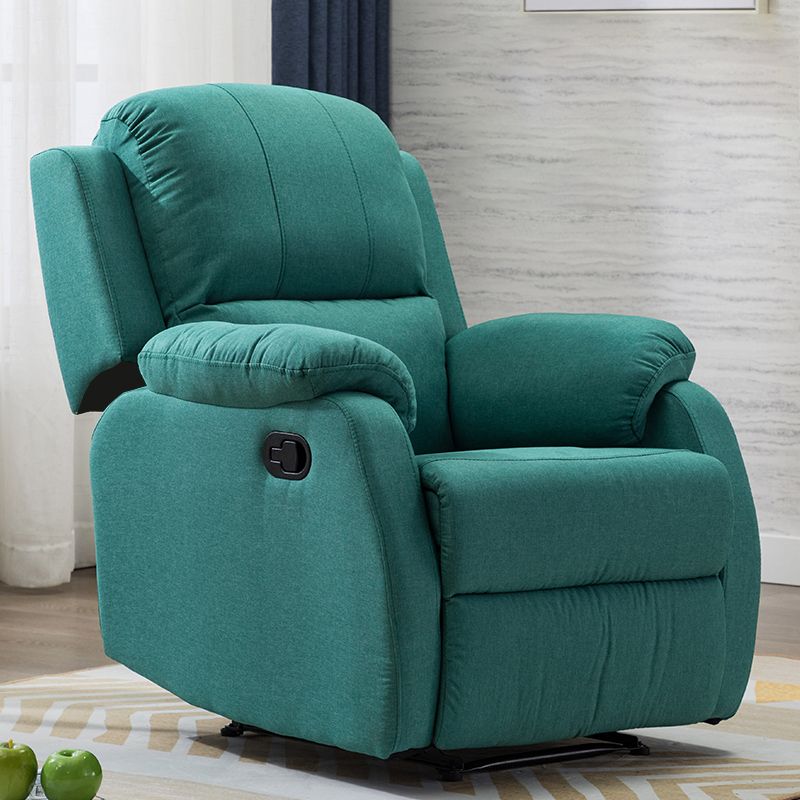 Solid Color Recliner Chair Metal Frame Standard Recliner with Independent Foot