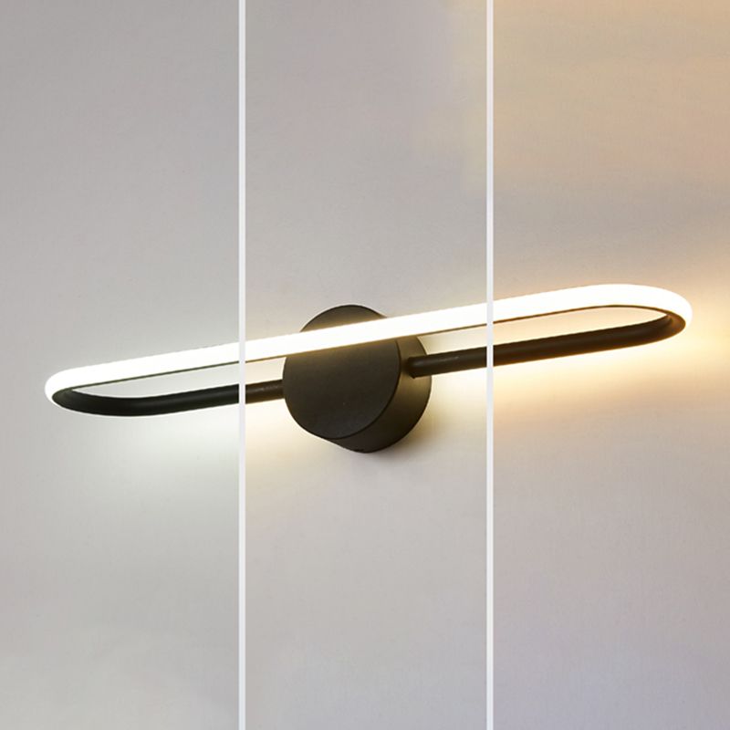 Minimalism Vanity Light Aluminium LED Wall Light Fixture for Bathroom