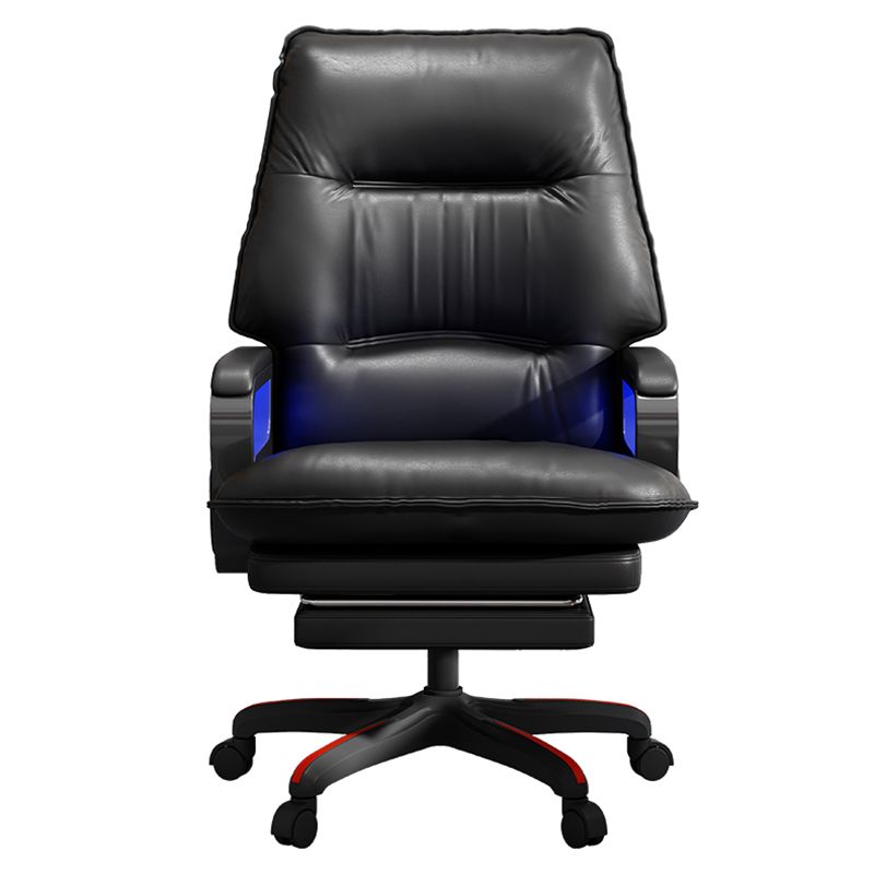 Nylon Base Modern Office Chair Executive Swivel Desk Chair with Padded Arms