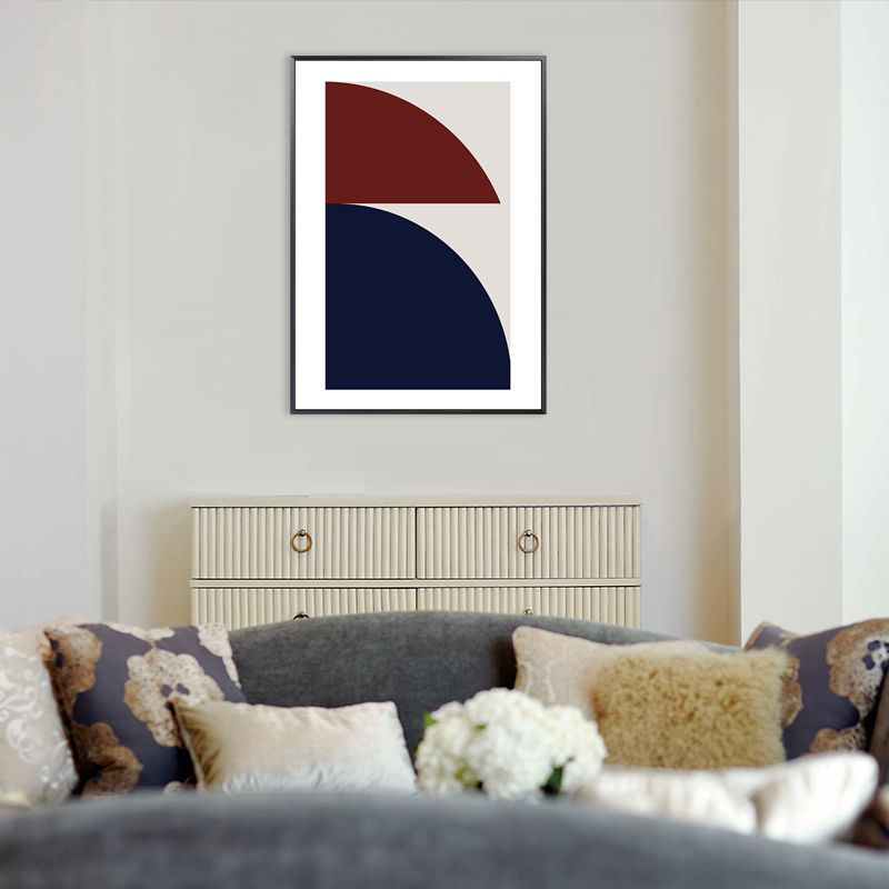 Canvas Soft Color Art Scandinavian Style Abstract Painting, Multiple Sizes Options