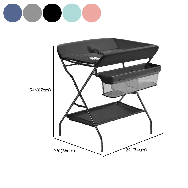 Matte Finish Changing Table Folding Baby Changing Table with Pad