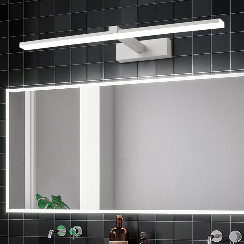 Lámpara de pared LED lineal de aluminio en simplicidad moderna Luz de pared acrílica para espacios interiores