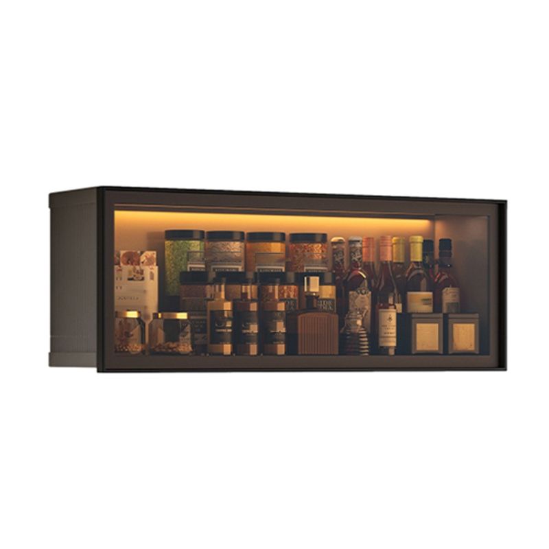 Modern Wall Mounted Display Stand Metal Storage Cabinet for Kitchen