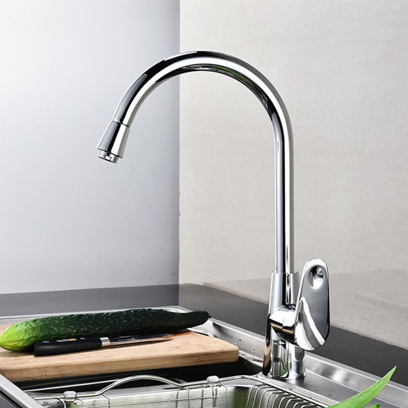 Traditional 1-Handle Faucet 1-Hole with Water Dispenser Standard Kitchen Faucet