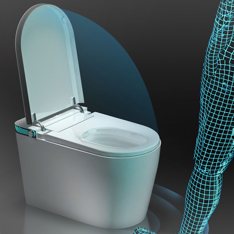White Temperature Control Bidet Elongated Toilet Seat Bidet with Heated Seat