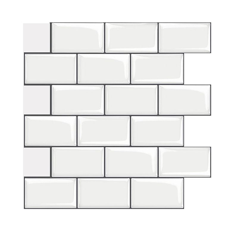 Mosaic Tile Peel & Stick Tile Pvc Kitchen Backsplash Peel and Stick Wall Tile