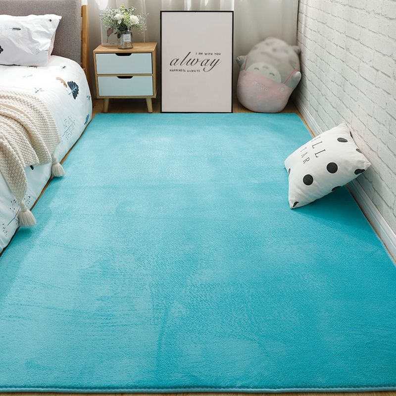 Zeitgenössischer einfacher Teppich lässig Polyester Teppich nicht rutscher Fläche Teppich für Wohnzimmer