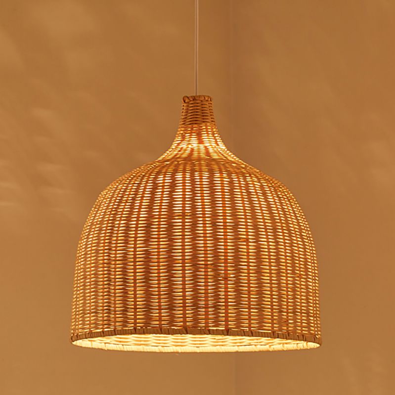 Modern Rattan Hanging Light Simplicity Pendent Lighting Fixture for Restaurant