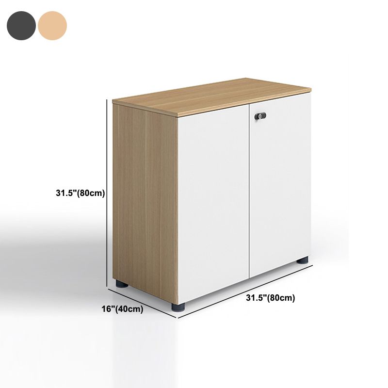 Modern Style Lateral Filing Cabinet Wood Filing Cabinet with Password Lock