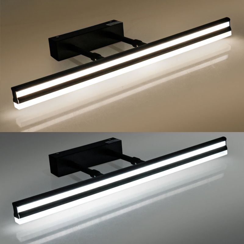 Linear Shade Wall Lighting Modern Simple Style Metal 2 Lights Sconce Lamp