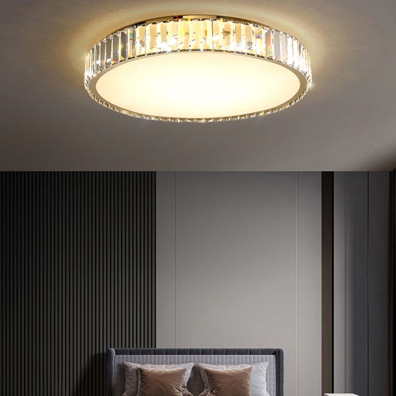 Modernism Flush Mount Lamp Crystal LED Ceiling Lighting for Bedroom