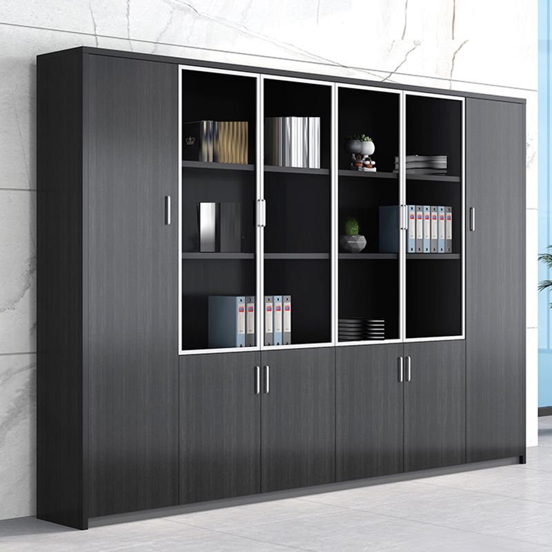 Contemporary Vertical File Cabinet Wooden Frame Storage Filing Cabinet