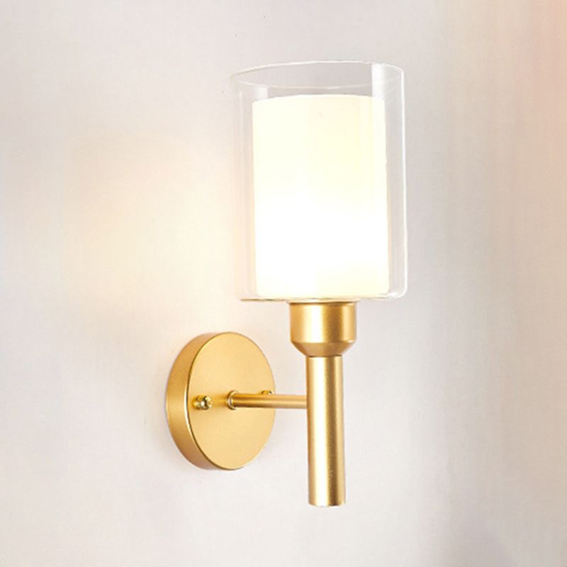 Modern Simple Iron Vanity Light Cylinder Shape Vanity Lamp for Shower Room